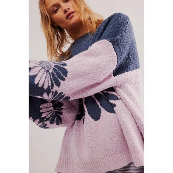 NEW FREE PEOPLE IN BLOOM SWEATER, XSMALL - Picture 3 of 12